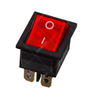 Выключатель 6 контактов красная